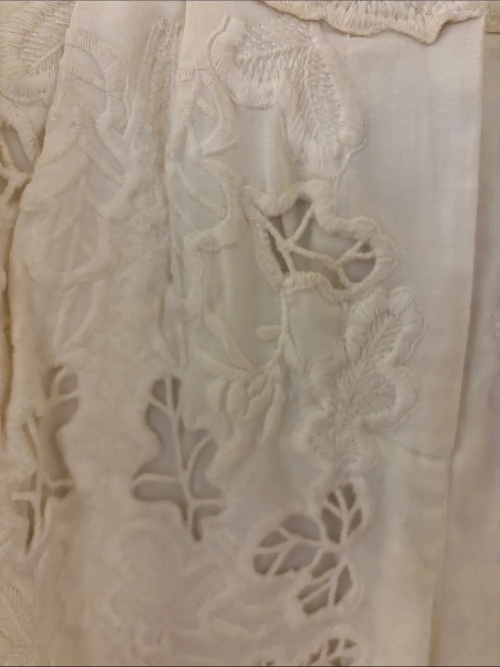 Yoana Baraschi Cream Lace Short Suit